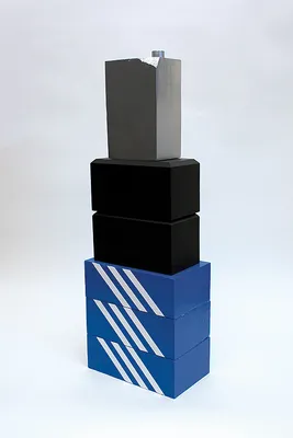 Boxes (striped) and Speakers and Can (dented)