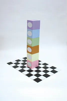 Flag (checkered) and Tissue Boxes